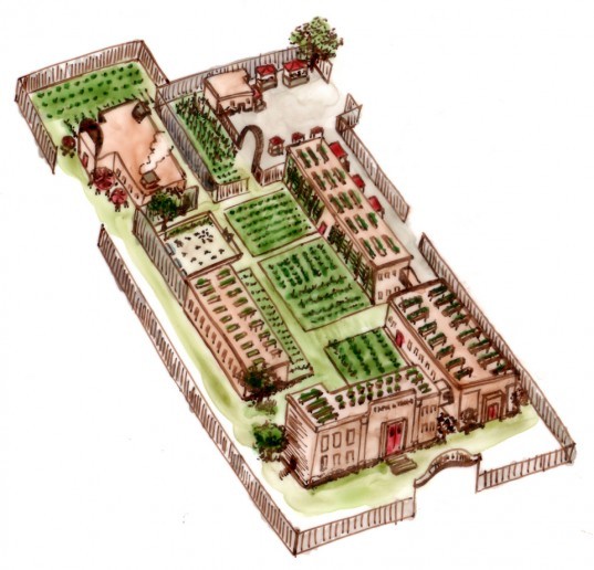 GOOD competition, Caroline Hadilaksono, Farm to Table, Urban Food Project, Repurposed old school, reimagine old shool building, all-in-one ecosystem for food, urban farming