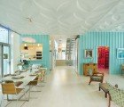 Mattel Designer Builds Gorgeous Turquoise Dream Home from Shipping Containers