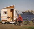 Kevin Cyr Unveils Awesome Bike Camper at “Home in the Weeds” Exhibition