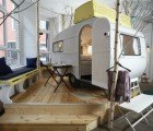 Hüttenpalast: Salvaged Campers Find A New Home In A Funky Budget Berlin Hotel