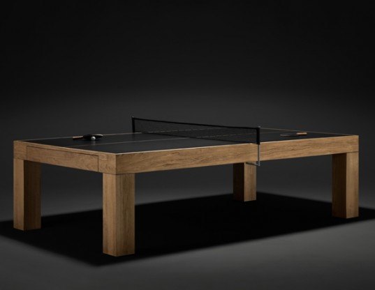 ping pong, james perse, limited edition ping pong table, green games, environmentally farmed teak, sustainable games, sustainable ping pong table