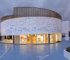 Athens’ Placebo Pharmacy Is Wrapped with Light Infusing Braille Perforations