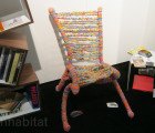 Colorful Chair Made of 65,000 Rubber Bands Turns Heads at ICFF