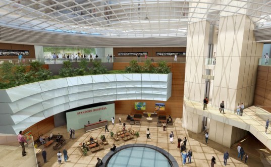 The New Stanford Hospital, Rafael Viñoly Architects, Stanford, Daylighting, Modular design, hospital