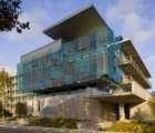 UCSD’s Campus Catering Building Reflects The Ocean with Its Checkerboard Blue Glass Facade