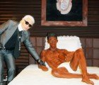 Fashion Icon Karl Lagerfeld Creates Creepy Room and Boytoy Entirely Out of Chocolate