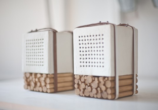 The Natural Speaker, Studio Joon&Jung, green speakers, green tech, eco friendly music accessories, hand crafted speakers, ceramic speakers, natural speakers, speaker design, acoustic design