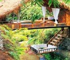 Dreamy Panchoran Retreat is Made Old Telephone Poles and Bamboo from the Forests of Bali