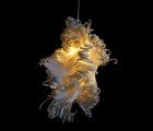 Ginkgo Studio’s Poetic Curl Lamp is Made from Old Book Pages