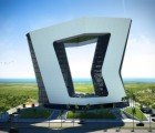 Flora-Filled GSI Tower in Cancun Hovers Over the Caribbean