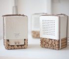 Joon&Jung Handcrafts Beautiful Speakers from Ceramic and Stacked Twigs
