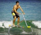 Human-Powered Aquaskipper Propels You Across Water as Fast as You Can Hop