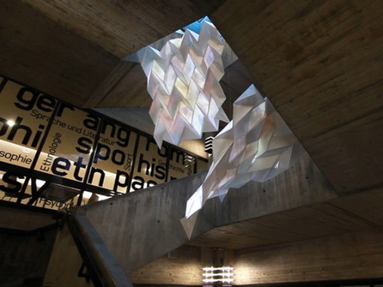 Video installation,art installation,folded paper,Bremen university,german design, Recycling / Compost,green Interiors,Decorative Objects,