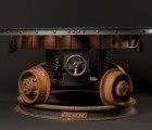Cory Barkman Reinvents Outdated Machinery as Gothic Furniture