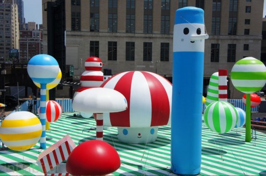 aol presents rainbow city, colorful city sculptures, friends with you, friendswithyou art, friendswithyou rainbow city, high line, high line expansion, high line park, high line phase 2, high line section 2, high line section 2 opens, high line the lot, highline park, HOLLWICH KUSHNER, hwkn, lot 30, nature activities ny, opening of high line section 2, parking lot high line, rainbow city, rainbow city high line, rainbow city high line section 2, rainbow city installation, rainbow city pop up shop, the elevated park, the high line, the lot 30th street, the lot at 30th street