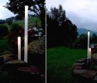 Solar Powered Candles Create a Romantic Garden Environment