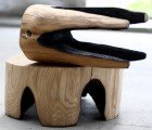 Kaspar Hamacher Uses Fire-Sculpting to Create Spectacular Tree Trunk Furniture