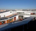 Beautiful Green Roofed School Rises Like a Hill in Créteil, France
