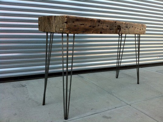 recycled materials, koff designs, recycled table, recycled furniture, green design, eco design, sustainable design, brooklyn furniture, koff, green furniture, green products