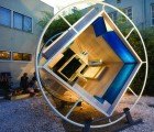 Rotating Living Module Replicates Zero-Gravity to Make Use of Every Surface