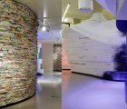 Platvorm’s Papiria Upcycled Book Wall Encourages Kids to Read and Write