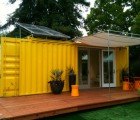 Sunset Idea House: Hybrid Architecture’s Yellow Shipping Container Home Shows Off Small Space Living