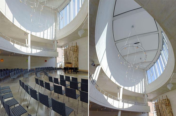 tureberg church, sweden, tallius myhrman, goodspeed, sustainable design, green design, green church, recycled materials, sustainable architecture, green building, daylighting
