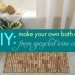 diy, diy projects, diy home products, diy bathroom products, cork bath mat, recycled wine corks, wine cork bath mat, green bathroom, recycled materials