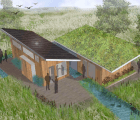 Solar Decathlon 2011: Butterfly-Roofed WaterShed House Mimics Chesapeake Bay Ecosystem