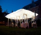 Ephemeral All Soul’s Day Pillow Pavilion Puffs Up Using BBQ Smoke