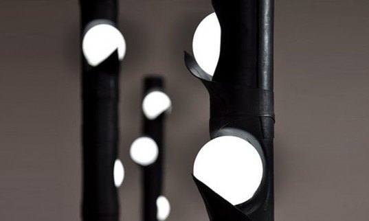 green lighting, pierre ospina, bright ideas competition, green design, eco design, tures, tyres, rubber, lamps
