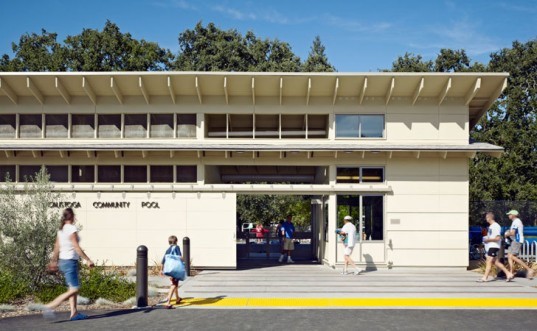 Calistoga Community Pool Callistoga, City of Callistoga, Inhabitat, Inhabitat SF, Sustainable Building, Sustainable Architecture, Green Building, Sustainable Design, Green Design, Green Architecture, Inhabitat San Francisco, Napa Valley, Community Building, Sustainable Community Building, Green Community Building