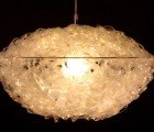 165 Helianthus: Bao-Khang Luu’s Mesmerizing Pendant Lamp is Woven From Plastic Six Pack Rings