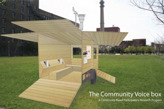 Community Voice Box, Chicago, Eco, Trailer, Pilsen, green, neighborhood, research, concept, advocacy