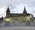 Striking Green-Roofed Concert Hall Sprouts in Soignies, Belgium