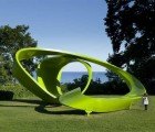 Amazing Biodegradable Piezo-Art Pavilion by 3XN Generates its Own Energy