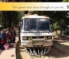 Mercedes-Benz Bus Train Provides Cheap Public Transportation in Bolivia
