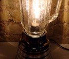 Broken Blender Rewired Into a Bright Retro Lamp