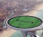 World’s Highest Tennis Court: Green Roof Built Atop The Burj al Arab In Dubai