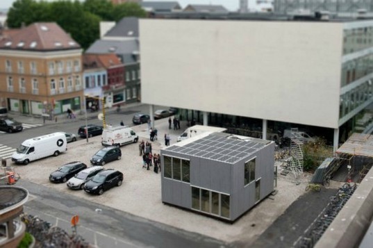 E-Cube-Ghent University Solar Decathlon E-Cube, Ghent University, Solar Decathlon, solar home, prefab, passive house, 2011 solar decathlon