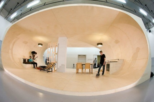 PAS House, Air Architecture, Pierre Andre Senizergues, skateboarding, skate house, fracois perrin, eco home,