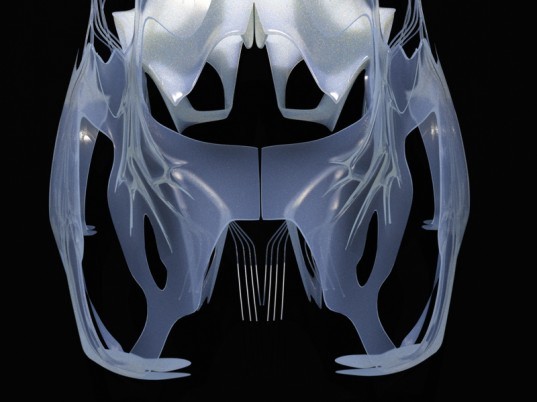 Semi-Rigid Car Concept Car is Made from 3D Printed Cartilage and Will Make its Own Fuel semi rigid car, concept car, biofuel, biofuel transportation, biofuel vehicle, making biofuel, how to make biofuel, cartilage car, sustainable concept car, green concept car, eco concept car, sustainable car, green car, concept car, Tom Wiscombe , green transportation