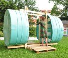 StereoTANK: Recycled Water Tanks Turned Into Giant Musical Instrument