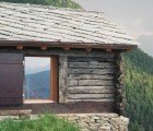 Tranquil Swiss Alps Shelter Renovated into a Cozy Solar-Powered Retreat