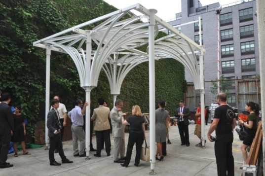 UrbanSHED Urban Umbrella, UrbanSHED Urban Umbrella nyc, urbanshed nyc, urbanshed competition, construction sheds, sidewalk canopy