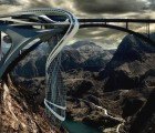 Parasitic Vertical Upside-Down Casino Latches onto the Hoover Dam