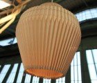 Elisa Strozyk’s Folded Wood Accordion Lamp is a Study of Material and Light