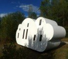 Cool Cloud-Shaped Prefab Retreat Treads Lightly on the Earth in France