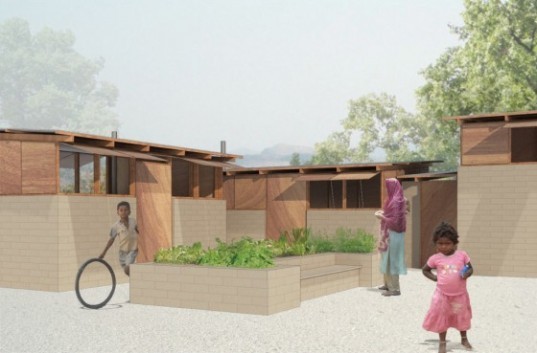 ingersoll rand center for sustaniability and energy efficiency, harvard business review blog, joseph sandy hybrid house, $300 house competition, winning competition, hybrid house, slum house design, earth house design