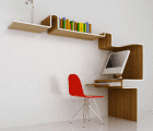 MisoSoupDesign’s Awesome All-In-One Workstation is Built from Bent Sheets of Bamboo